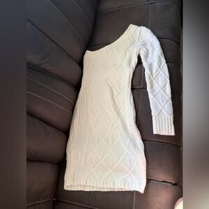 Velvet Cream Cable Knit Sweater